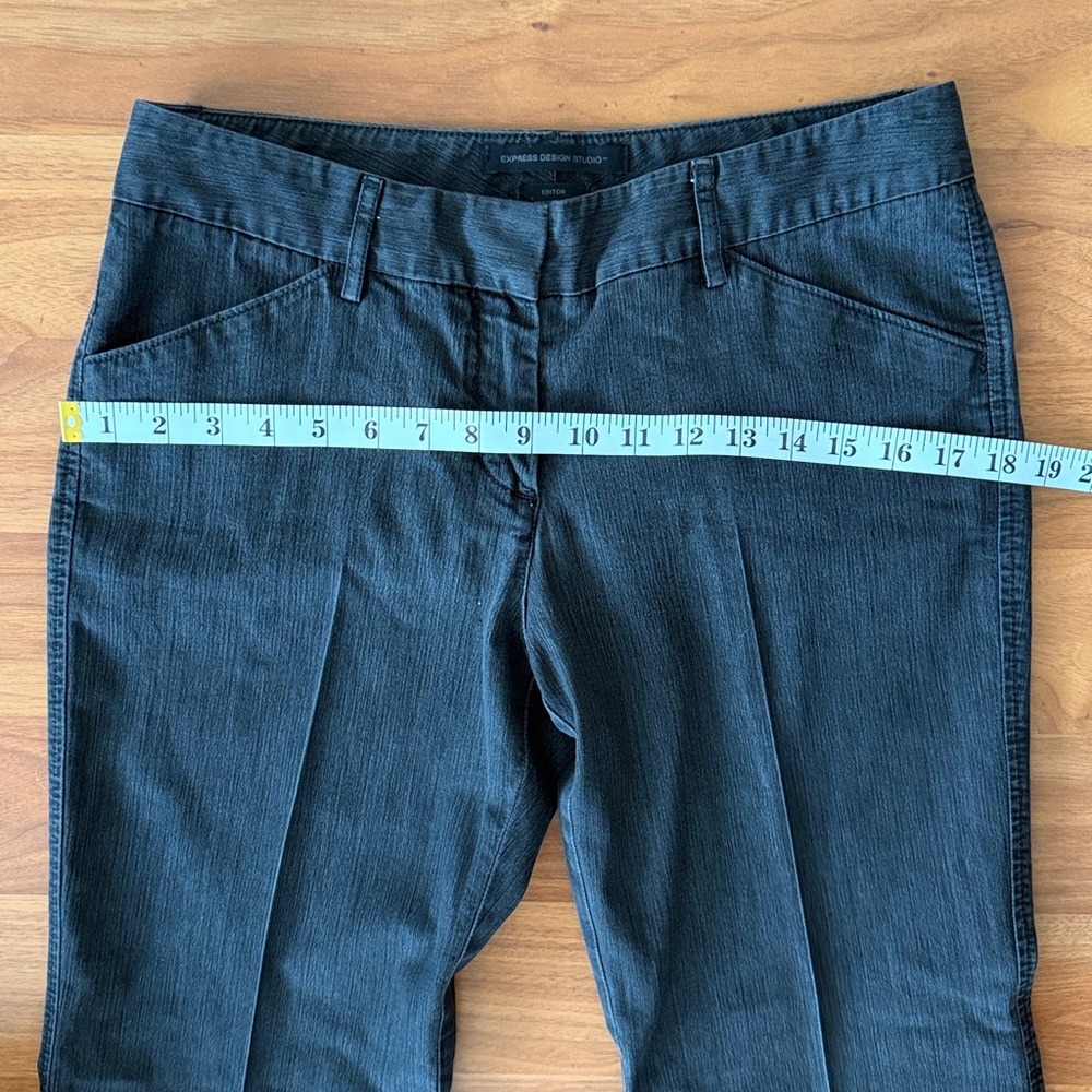 ❤️ Express Design Studio Editor Grey Jeans Size 6 - Picture 8 of 14